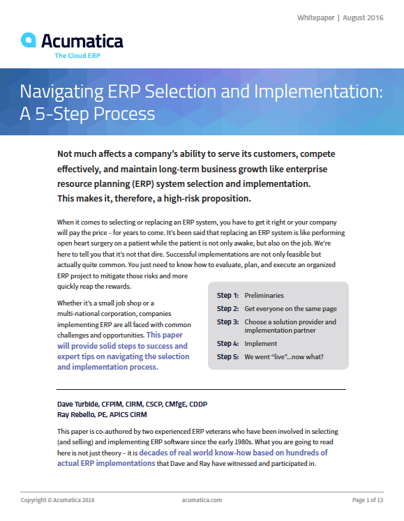 ERP Selection Research Guide