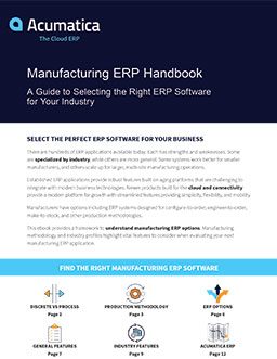 Manufacturing ERP Guide